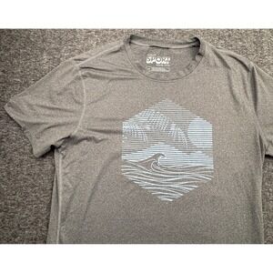 Marine‎ Layer T-Shirt Men's Small Gray Waves Weekend Sport Shirt